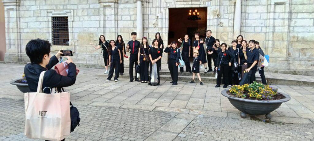 Músicos de Taiwán en Ponferrada. 14 agosto 2026