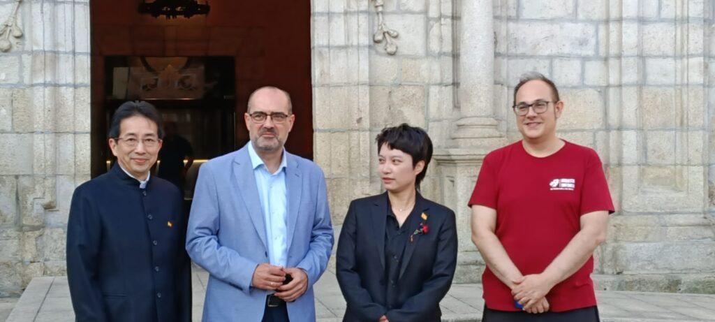 Músicos de Taiwán en Ponferrada. 14 agosto 2026. Marco Morala y directores