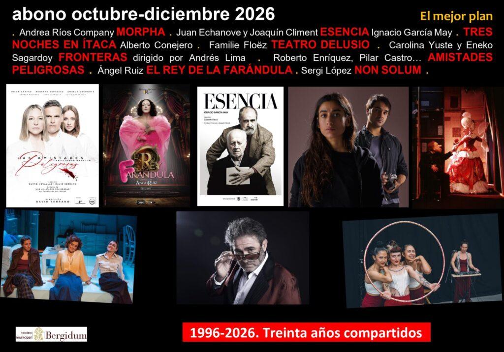 El Teatro Bergidum presenta su cartel de otoño