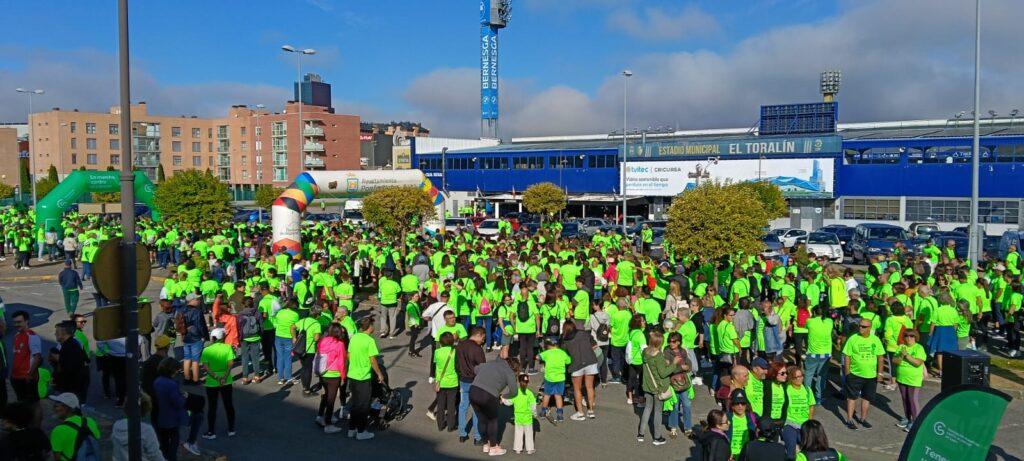 Marea Verde. Marcha Cáncer. Desde arriba